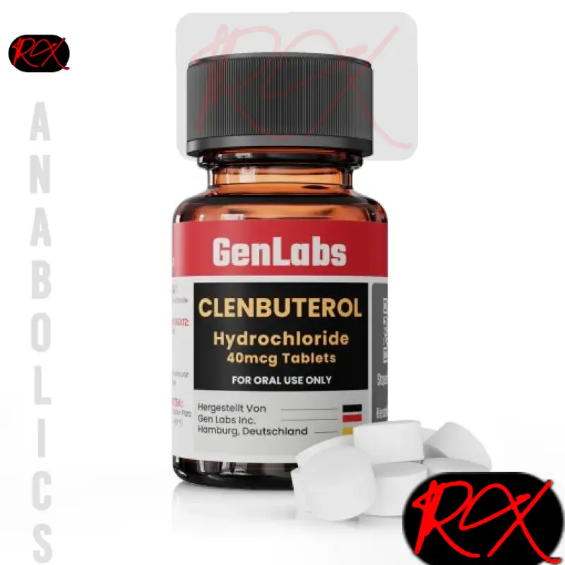 protected_030425020313Clenbuterol4New510x510 CLENBUTEROL HYDROCHLORIDE 40MCG / PER TAB – 100 TABLETS – GENLABS