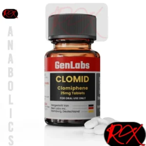 protected_0306250603197 CLOMID (CLOMIPHENE CITRATE) 25MG / PER TAB – 200 TABLETS – GENLABS