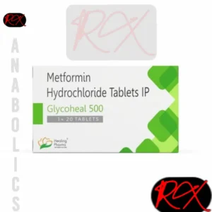 GLYCOHEAL 500 | METFORMIN HYDROCHLORIDE 500MG – 20 TABLETS – HEALING PHARMA